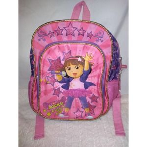 Nickelodeon Dora Backpack Pink & Purple Good condition 3D skirt